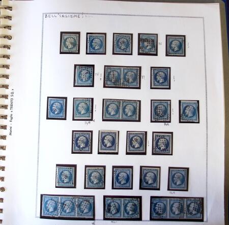 1849-1939, Collection spécialisée sur les oblitérations