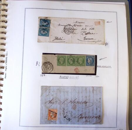 1849-1939, Collection spécialisée sur les oblitérations