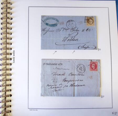 1849-1939, Collection spécialisée sur les oblitérations
