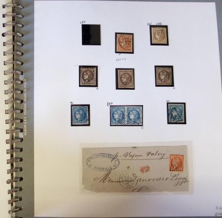 1849-1939, Collection spécialisée sur les oblitérations