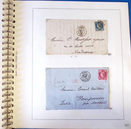 1849-1939, Collection spécialisée sur les oblitérations