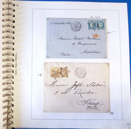 1849-1939, Collection spécialisée sur les oblitérations
