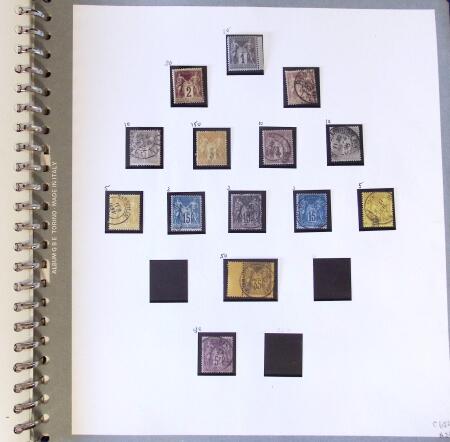 1849-1939, Collection spécialisée sur les oblitérations