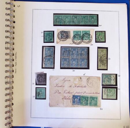 1849-1939, Collection spécialisée sur les oblitérations