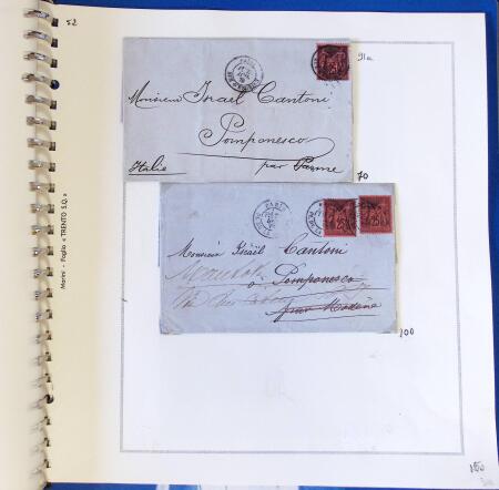 1849-1939, Collection spécialisée sur les oblitérations