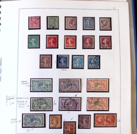 1849-1939, Collection spécialisée sur les oblitérations