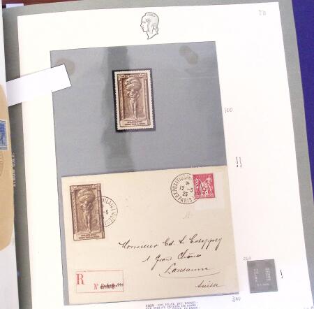 1849-1939, Collection spécialisée sur les oblitérations
