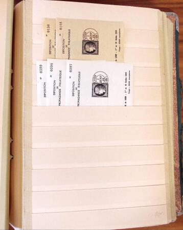 Ancien stock marchand avec surtout millésimes, carnets,