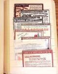 Ancien stock marchand avec surtout millésimes, carnets,