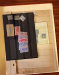 Ancien stock marchand avec surtout millésimes, carnets,