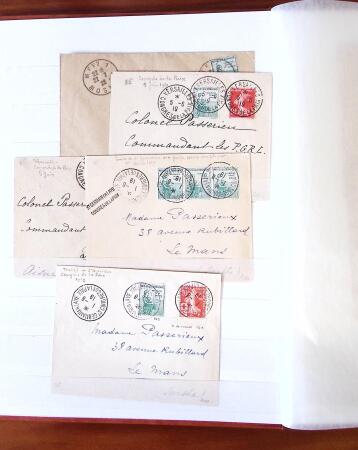 Ancien stock marchand avec surtout millésimes, carnets,