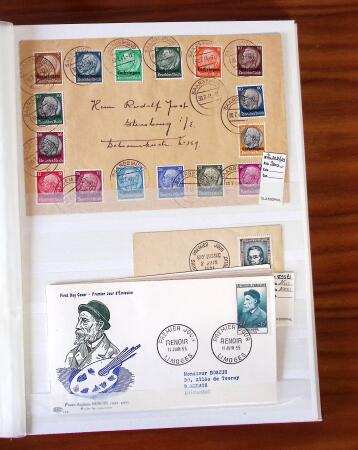 Ancien stock marchand avec surtout millésimes, carnets,
