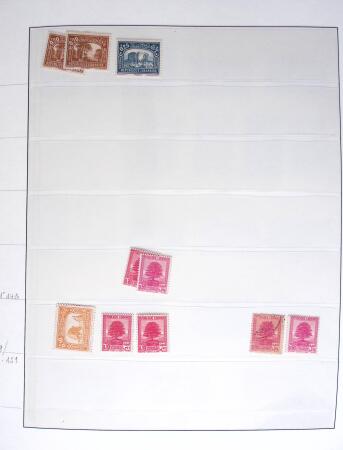 1924-1940, Collection du GRAND LIBAN et de la SYRIE