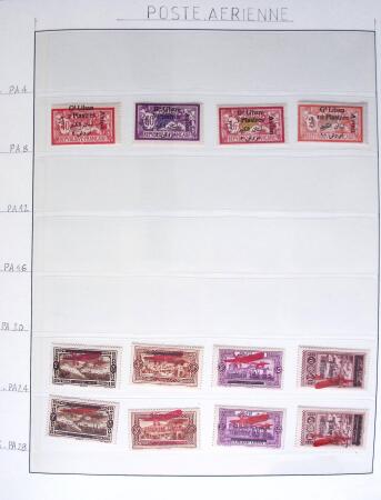1924-1940, Collection du GRAND LIBAN et de la SYRIE