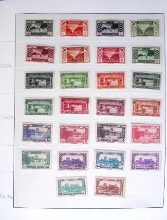 1924-1940, Collection du GRAND LIBAN et de la SYRIE