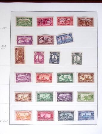 1924-1940, Collection du GRAND LIBAN et de la SYRIE
