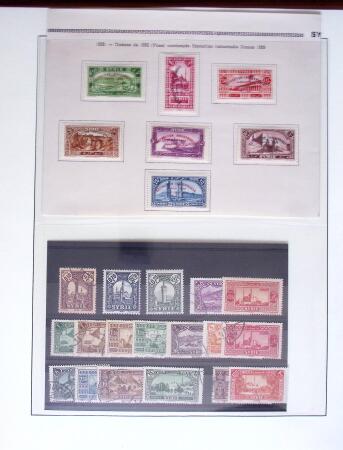 1924-1940, Collection du GRAND LIBAN et de la SYRIE