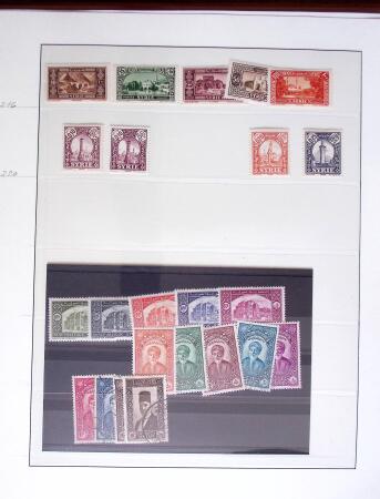 1924-1940, Collection du GRAND LIBAN et de la SYRIE