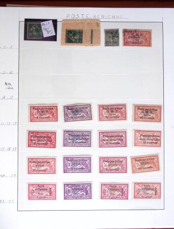 1924-1940, Collection du GRAND LIBAN et de la SYRIE