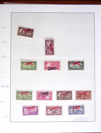 1924-1940, Collection du GRAND LIBAN et de la SYRIE