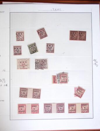 1924-1940, Collection du GRAND LIBAN et de la SYRIE