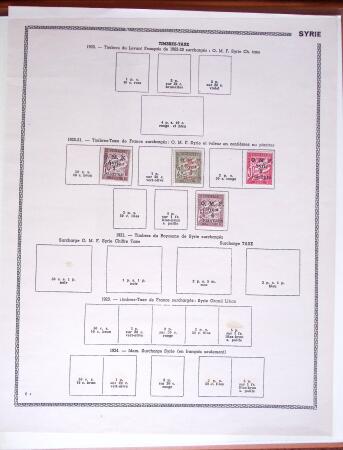 1924-1940, Collection du GRAND LIBAN et de la SYRIE