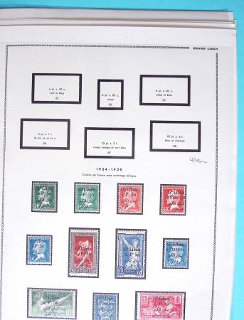 1924-1940, Collection du GRAND LIBAN et de la SYRIE