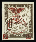 Taxe n°8 à 15 avec surcharge cinquantenaire, neufs