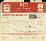 1944-1945, Collection de 8 télégrammes codés américains