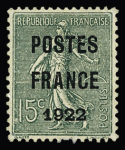 N°29 surcharge décalé vers la gauche et n°37, TB.