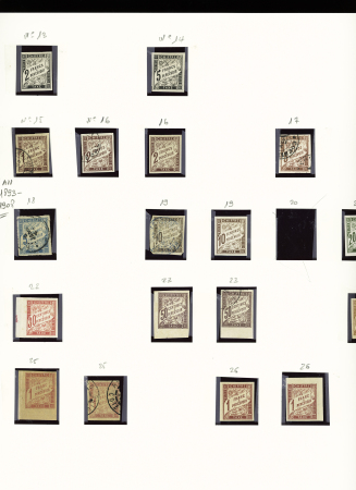 1820-1966, Collection débutant par une petite sélection