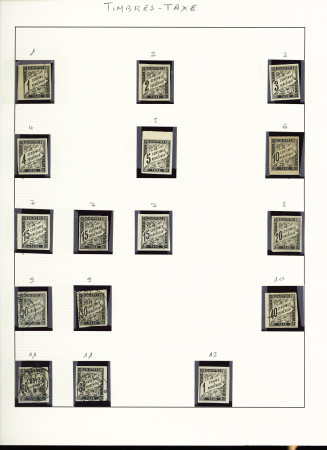 1820-1966, Collection débutant par une petite sélection