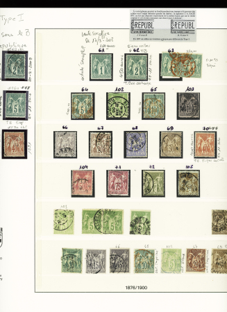 1820-1966, Collection débutant par une petite sélection