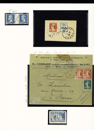 1820-1966, Collection débutant par une petite sélection