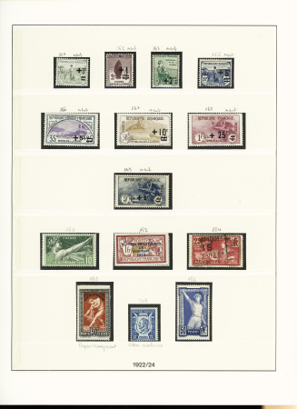 1820-1966, Collection débutant par une petite sélection