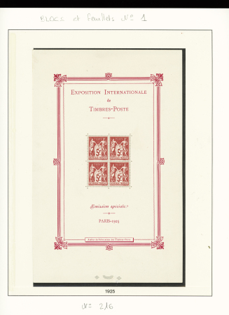 1820-1966, Collection débutant par une petite sélection