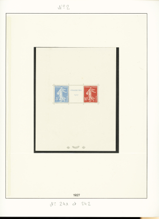 1820-1966, Collection débutant par une petite sélection