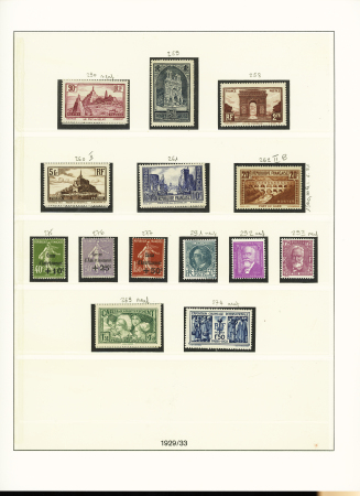 1820-1966, Collection débutant par une petite sélection