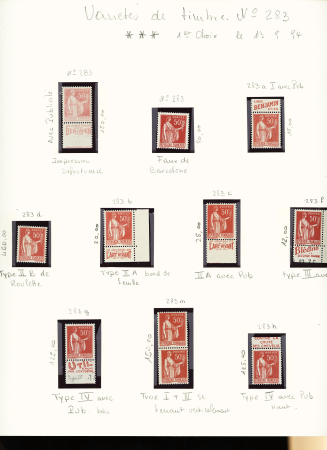 1820-1966, Collection débutant par une petite sélection
