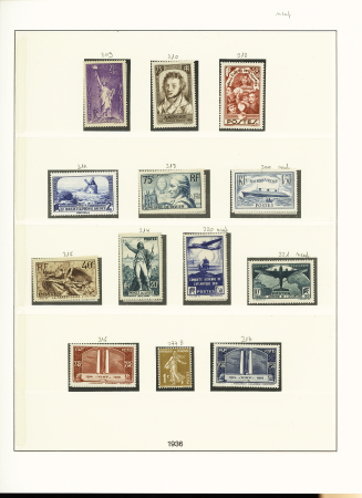 1820-1966, Collection débutant par une petite sélection