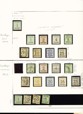 1820-1966, Collection débutant par une petite sélection