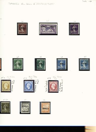 1820-1966, Collection débutant par une petite sélection