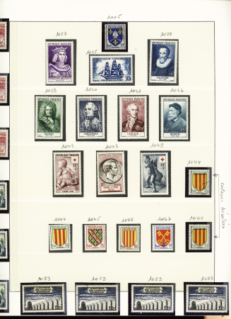 1820-1966, Collection débutant par une petite sélection