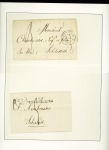1820-1966, Collection débutant par une petite sélection