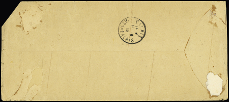 Océanie n°33 OBL CAD "Papeete Tahiti" (1918) sur lettre recommandée avec en-tête et cachet "On his Majesty's Service H.B.M. Consulate Tahiti". TB