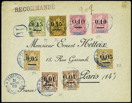 N°51, 2 pièces + 52, 2 pièces + 53, 2 pièces + 54 +