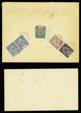 7 lettres diverses de Madagascar (1902 - 1937). TB lot