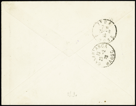 9 lettres dont jolis AFF PA 12 à 21, PA 22 à 31, n°153 à 160. TB