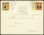 1912-1949, 5 lettres de Nouvelle Calédonie avec AFF