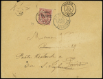 N°29 OBL Papeete (1895) sur lettre pour Paris avec